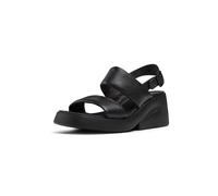 Camper Kaah K201352, Sandalo 2 cinturini Donna, Nero 010, 41 EU