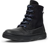 Camper Kiddo K900363, Lace Up Bootie Unisex - Bambini e ragazzi, Nero 007, 36 EU