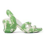 CAMPER Kobarah - Sandali per Donna - Bianco,Verde, taglia 37, Sintetic