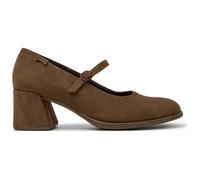 CAMPER Kora - Scarpe formali per Donna - Marrone, taglia 35, Pelle scamosciata