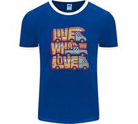 Camper Live What You Love Rv Caravan Uomo Ringer Fotl