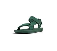 Camper Match K100539, Sandali con cinturino a T Uomo, Verde scuro 022, 45 EU