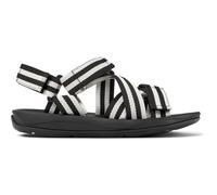 CAMPER Match - Sandali per Donna - Nero,Bianco, taglia 36, Tessuto in cotone