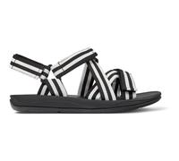 CAMPER Match - Sandali per Uomo - Nero,Bianco, taglia 41, Tessuto in cotone
