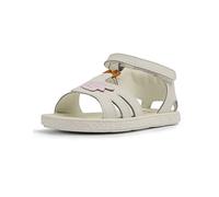Camper Miko K800471, Sandali T-Strap Bimba 0-24, Natura bianca 001, 21 EU