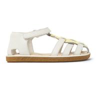 CAMPER Miko - Sandali per PRIMI PASSI - Giallo,Bianco, taglia 26, Pelle liscia