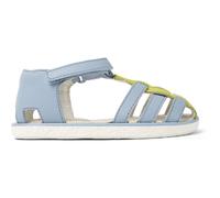 CAMPER Miko - Sandali per PRIMI PASSI - Verde,Blu, taglia 23, Pelle liscia