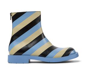 CAMPER MIL 1978 - Stivaletti per Donna - Blu,Nero,Beige, taglia 38, Pelle liscia