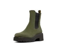 Camper Milah K400575, Stivaletto Chelsea Donna, Verde scuro 014, 38 EU