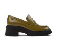 CAMPER Milah - Scarpe basse per Donna - Verde, taglia 38, Pelle liscia