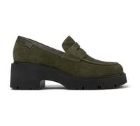 CAMPER Milah - Scarpe formali per Donna - Verde, taglia 37, Pelle scamosciata