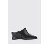 CAMPER Mules a zeppa Louise in pelle di vitello con punta squadrata 37 Nero