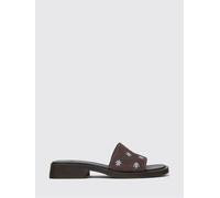 CAMPER Mules Dana in camoscio con ricami floreali 41 Marrone