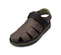 Camper Oruga Sandal K100285, Sandali piatti Uomo, Marrone scuro 006, 41 EU