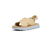 Camper Oruga-K200157, Sandali Piatti Donna, Beige, 39 EU