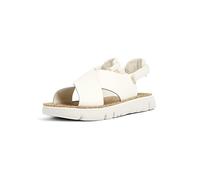 Camper Oruga-K200157, Sandali Piatti Donna, Bianco, 39 EU