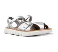 Camper Oruga Sandal K200631, Sandali a 2 strisce Donna, Grigio medio 012, 41 EU
