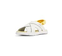 Camper Oruga Sandal K800430, Sandali piatti Bambine e ragazze, Natura bianca 011, 37 EU