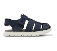 CAMPER Oruga - Sandali per Bambino - Blu, taglia 35, Pelle liscia/Tessuto in cotone