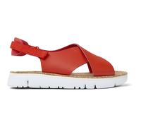 Camper Oruga Sandal K200157, Sandalo Donna, Rosso 049, 37 EU
