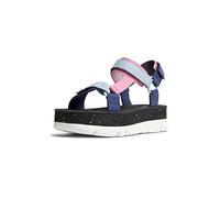 Camper Oruga Up K201037, Sandali con zeppa Donna, Multicolore 031, 37 EU
