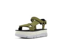 Camper Oruga Up K200851, Sandali con zeppa Donna, Verde 020, 36 EU