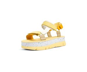 Camper Oruga Up K201037, Sandali con zeppa Donna, Multicolore 027, 35 EU