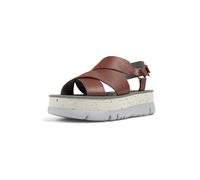 Camper Oruga Up K201399, Sandalo Donna, Rosso medio 007, 39 EU