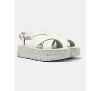 Camper Oruga Up K201399, Sandalo Donna, Natura bianca 006, 37 EU