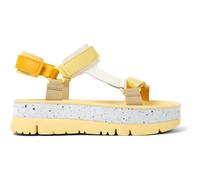 CAMPER Oruga Up - Sandali per Donna - Arancione,Giallo,Beige, taglia 35, Pelle liscia