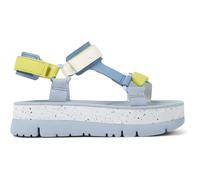CAMPER Oruga Up - Sandali per Donna - Blu,Bianco,Verde, taglia 37, Pelle liscia