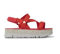 CAMPER Oruga Up - Sandali per Donna - Rosso, taglia 36, Tessuto in cotone