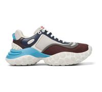 CAMPER Pelotas Mars - Sneaker per Donna - Grigio,Borgogna ,Blu, taglia 39, Tessuto in cotone/Pelle liscia