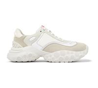 CAMPER Pelotas Mars - Sneaker per Uomo - Bianco,Grigio, taglia 43, Tessuto in cotone/Pelle liscia