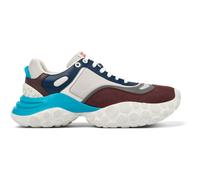 CAMPER Pelotas Mars - Sneaker per Uomo - Grigio,Borgogna ,Blu, taglia 39, Tessuto in cotone/Pelle liscia