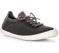 Camper Peu Path Ergonomico Lace Up One Piece Trainer Da Uomo In Nero UK 6 - 11