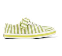 CAMPER Peu Rambla - Sneaker per Bimbe - Verde,Bianco, taglia 31, Tessuto in cotone
