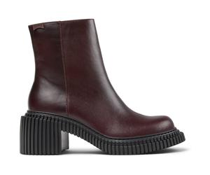 CAMPER Pix London - Stivaletti per Donna - Borgogna, taglia 37, Pelle liscia