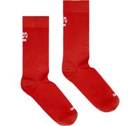 CAMPER Red Seacell mid-length socks - Unisex Calzini - Rosso, taglia M, Tessuto in cotone