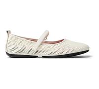 CAMPER Right Nina - Ballerine per Donna - Bianco, taglia 41, Tessuto in cotone/Pelle liscia