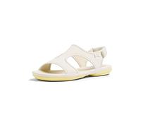 Camper Right Nina-K201514, Sandali Piatti Donna, Bianco, 41 EU