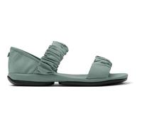 CAMPER Right - Sandali per Donna - Verde, taglia 35, Tessuto in cotone/Pelle liscia