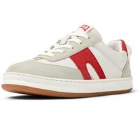 CAMPER Runner - Sneaker per Bimbe - Bianco,Beige,Rosso, taglia 28, Pelle liscia