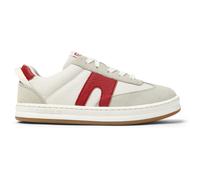 CAMPER Runner - Sneaker per Bimbe - Bianco,Beige,Rosso, taglia 35, Pelle liscia