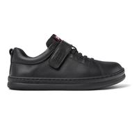 CAMPER Runner - Sneaker per Bimbe - Nero, taglia 25, Pelle liscia/Tessuto in cotone