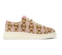 CAMPER Runner Up - Sneaker per Donna - Beige,Rosa,Marrone, taglia 36, Tessuto in cotone