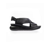 Camper - Sandali piatti in pelle nera per donne - - Shoes - Donna - Nero - 36 EU