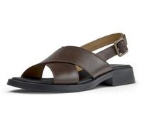 CAMPER Dana - Scarpe formali per Donna - Marrone, taglia 42, Pelle liscia