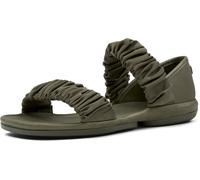 CAMPER Right - Sandali per Donna - Verde, taglia 38, Tessuto in cotone/Pelle liscia