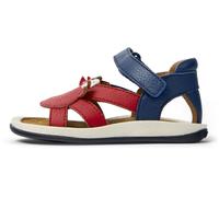 CAMPER Twins - Sandali per PRIMI PASSI - Rosso ,Blu,Bianco, taglia 21, Pelle liscia